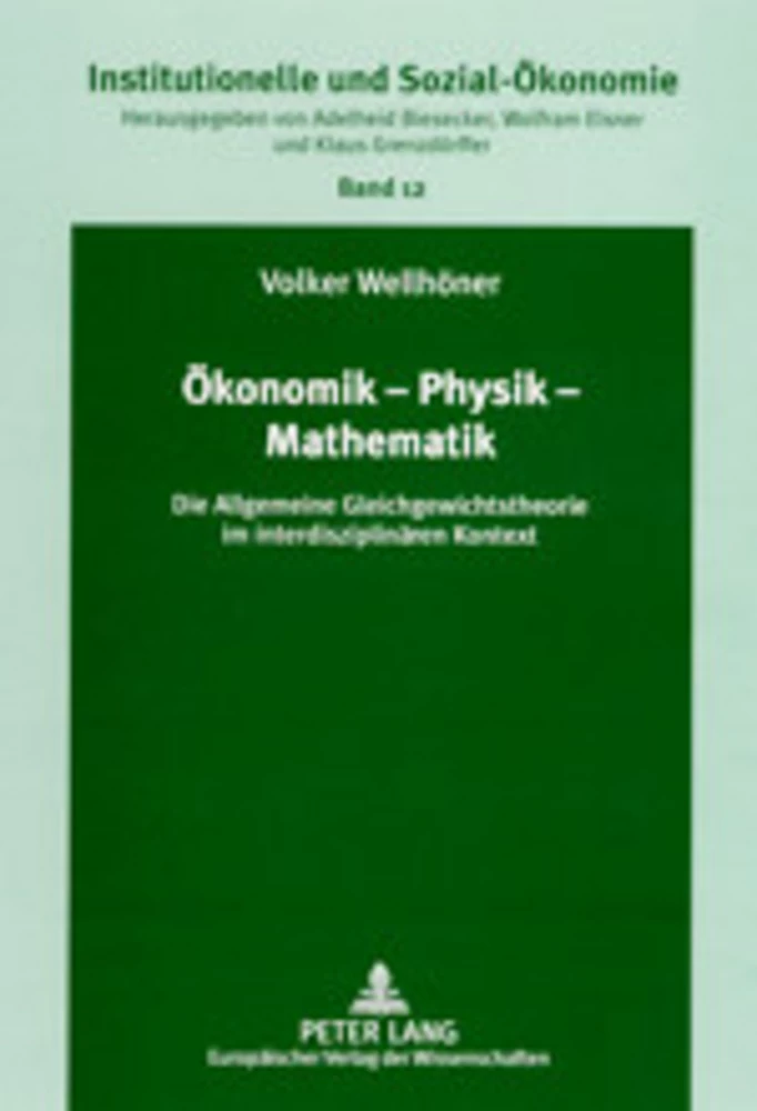 Titel: Ökonomik – Physik – Mathematik
