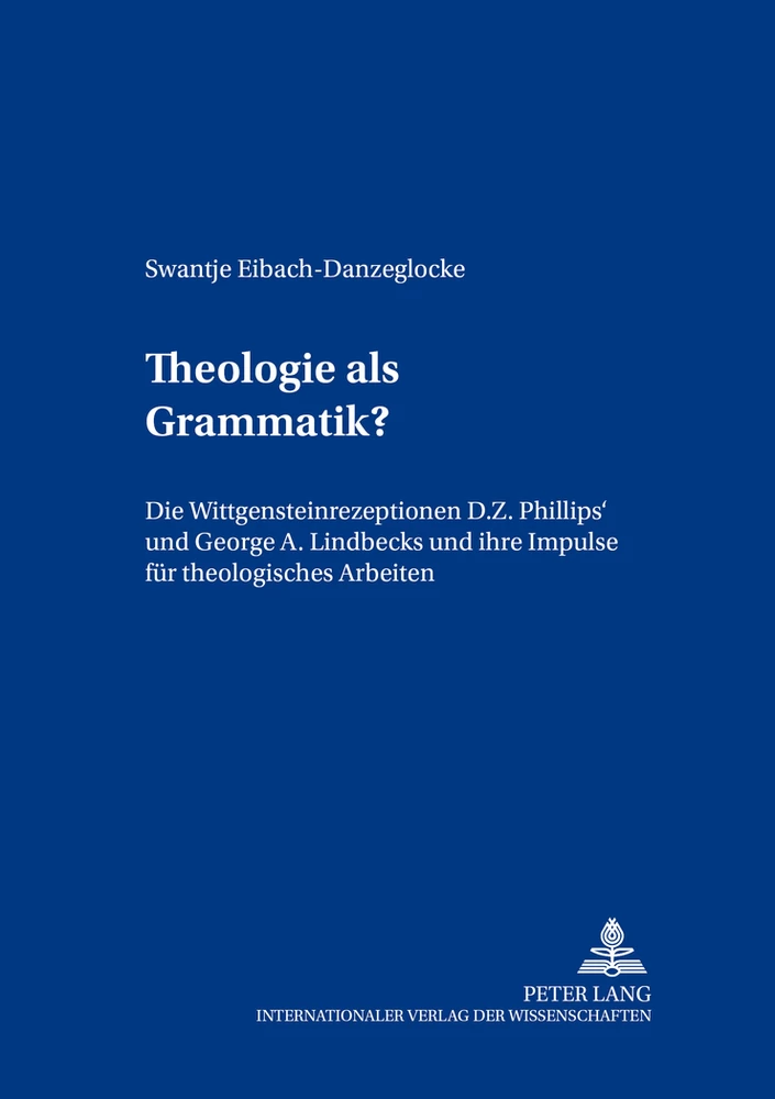Titel: Theologie als Grammatik?