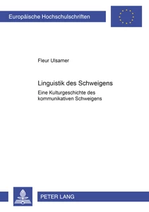 Title: Linguistik des Schweigens