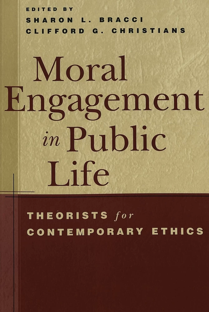 Moral Engagement In Public Life Peter Lang Verlag