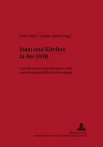 Title: Staat und Kirchen in der DDR