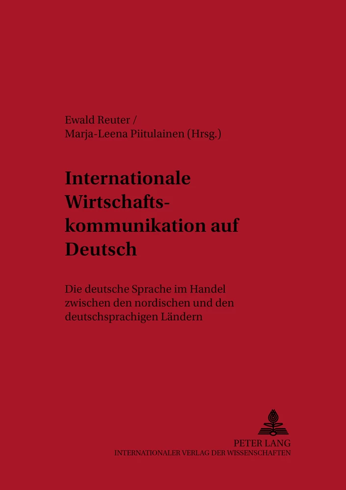 Titel: Internationale Wirtschaftskommunikation auf Deutsch