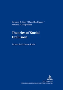 Title: Theories of Social Exclusion- Teorias de Exclusão Social