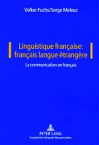 Title: Linguistique française: français langue étrangère