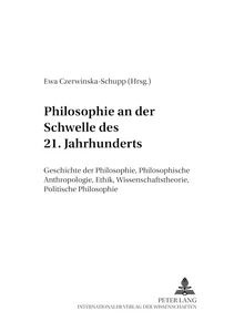 Title: Philosophie an der Schwelle des 21. Jahrhunderts