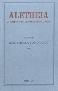 Title: Aletheia: An International Yearbook of Philosophy