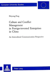 Title: Culture and Conflict Management in Foreign-invested Enterprises in China