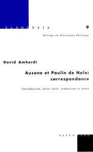 Title: Ausone et Paulin de Nole: correspondance
