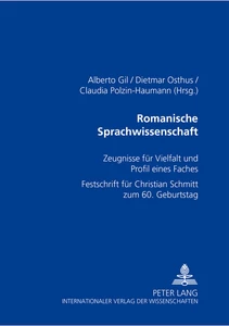 Title: Romanische Sprachwissenschaft