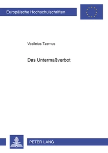 Title: Das Untermaßverbot