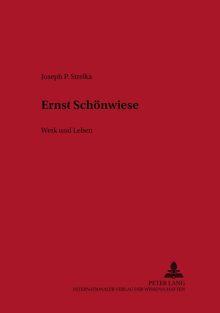 Titel: Ernst Schönwiese