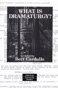 Title: What Is Dramaturgy?
