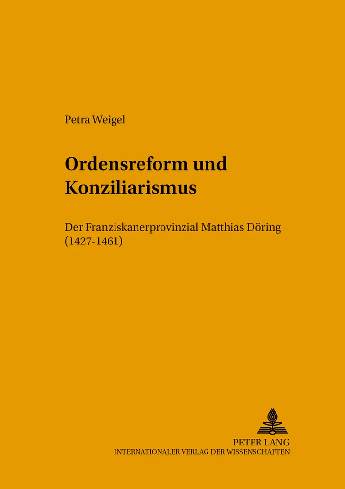 Titel: Ordensreform und Konziliarismus