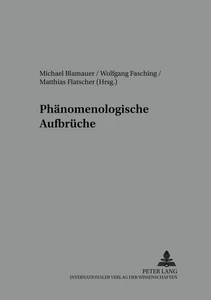 Title: Phänomenologische Aufbrüche