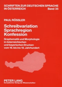Title: Schreibvariation – Sprachregion – Konfession
