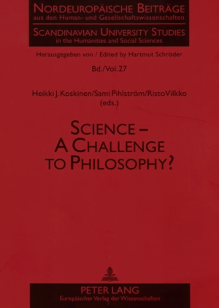 Title: Science – A Challenge to Philosophy?