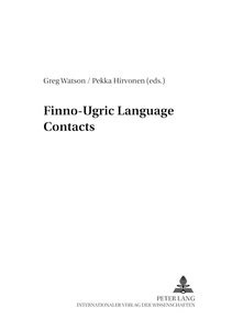 Title: Finno-Ugric Language Contacts