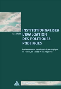 Title: Institutionnaliser l’évaluation des politiques publiques