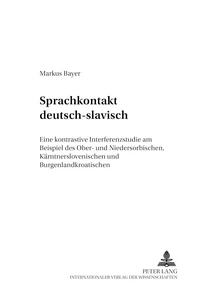 Title: Sprachkontakt deutsch-slavisch