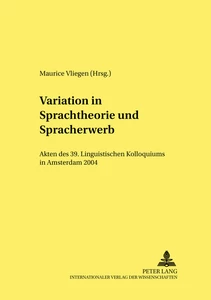 Title: Variation in Sprachtheorie und Spracherwerb