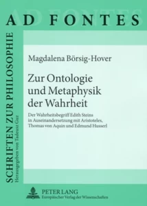 Title: Zur Ontologie und Metaphysik der Wahrheit