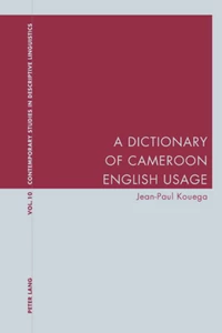 Title: A Dictionary of Cameroon English Usage