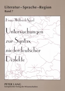 Title: Untersuchungen zur Syntax niederdeutscher Dialekte