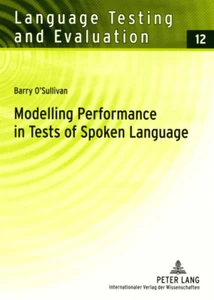 Title: Modelling Performance in Tests of Spoken Language