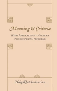 Title: Meaning and Criteria