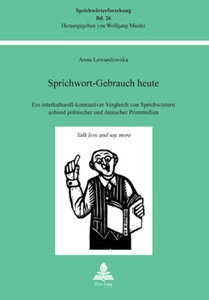Title: Sprichwort-Gebrauch heute