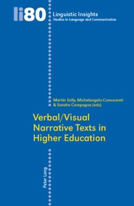 Title: Verbal/Visual Narrative Texts in Higher Education