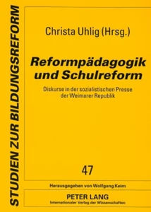 Title: Reformpädagogik und Schulreform