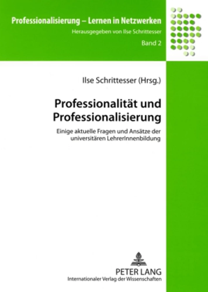 Titel: Professionalität und Professionalisierung