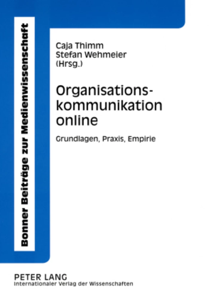 Titel: Organisationskommunikation online
