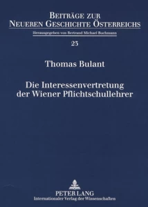Title: Die Interessenvertretung der Wiener Pflichtschullehrer