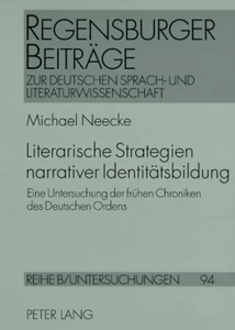 Title: Literarische Strategien narrativer Identitätsbildung