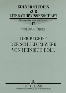 Title: Der Begriff der Schuld im Werk von Heinrich Böll