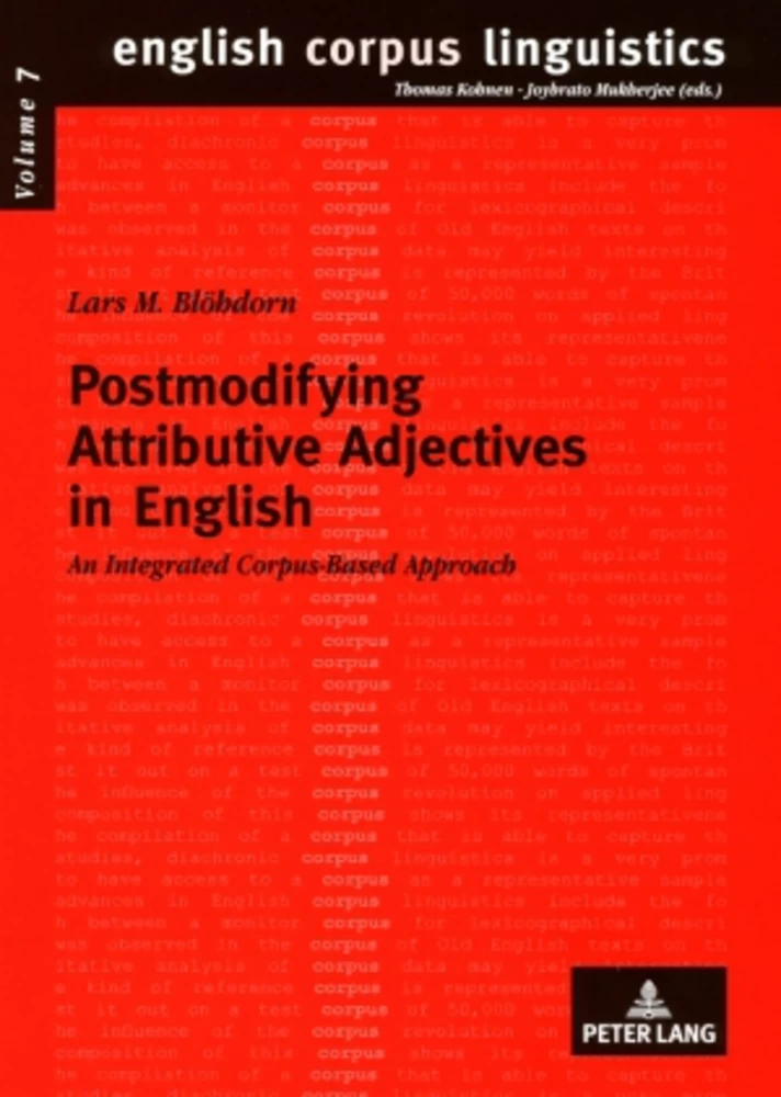 Title: Postmodifying Attributive Adjectives in English