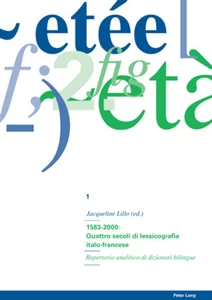 Title: 1583-2000: Quattro secoli di lessicografia italo-francese