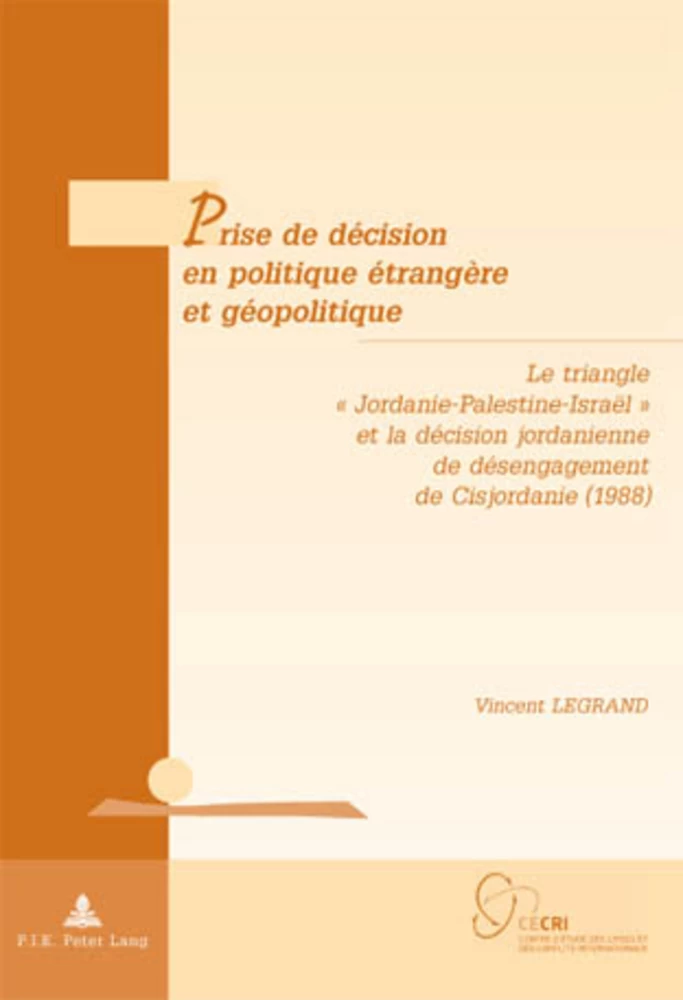 Prise De Decision En Politique Etrangere Et Geopolitique Peter Lang Verlag