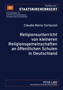 Title: Religionsunterricht von kleineren Religionsgemeinschaften an öffentlichen Schulen in Deutschland
