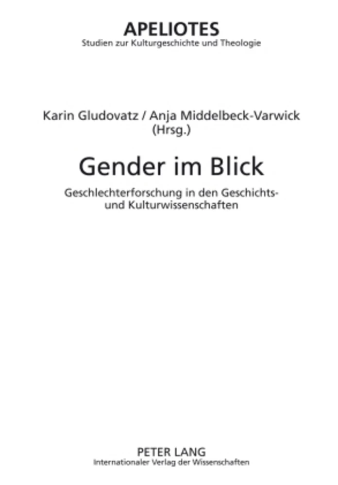 Titel: Gender im Blick