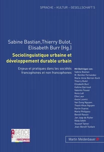 Title: Sociolinguistique urbaine et développement durable urbain