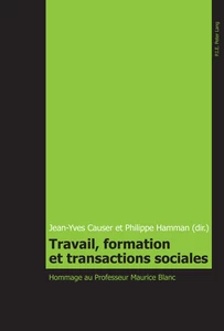 Title: Travail, formation et transactions sociales