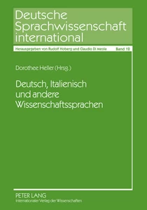 Title: Deutsch, Italienisch und andere Wissenschaftssprachen