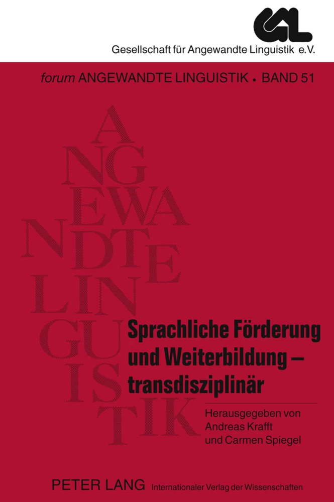 Titel: Sprachliche Förderung und Weiterbildung – transdisziplinär