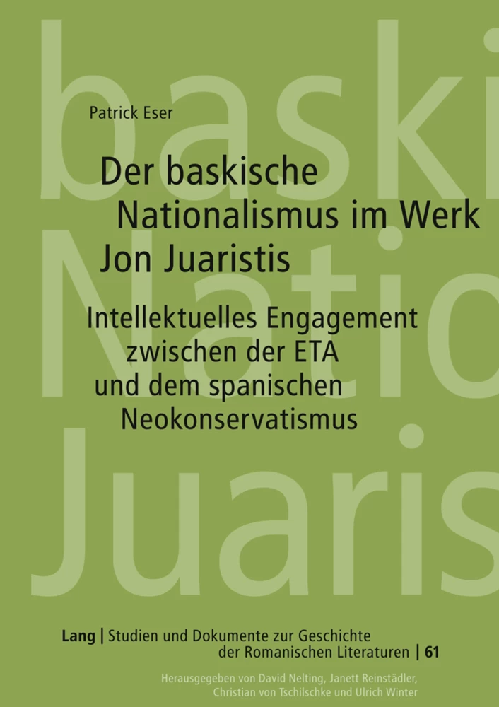 Titel: Der baskische Nationalismus im Werk Jon Juaristis