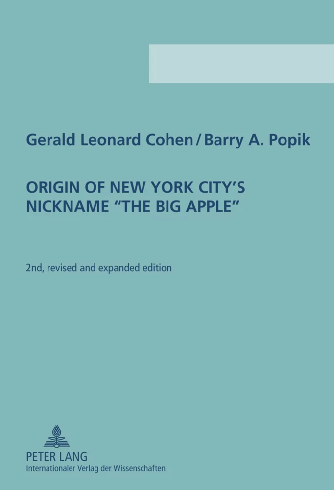 Title: Origin of New York City’s Nickname «The Big Apple»