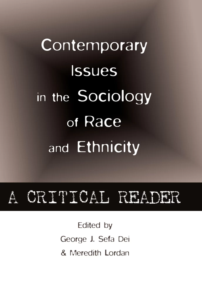 Title: Contemporary Issues in the Sociology of Race and Ethnicity