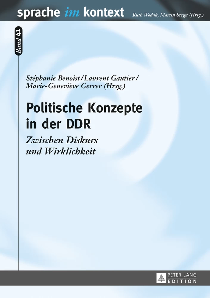 Titel: Politische Konzepte in der DDR